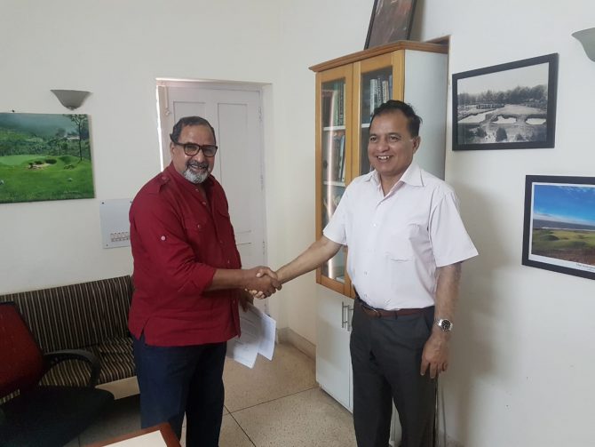 AK Singh GCSMAI President - Indian Golf