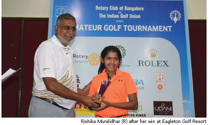 Rishika Muralidhar Golf in India