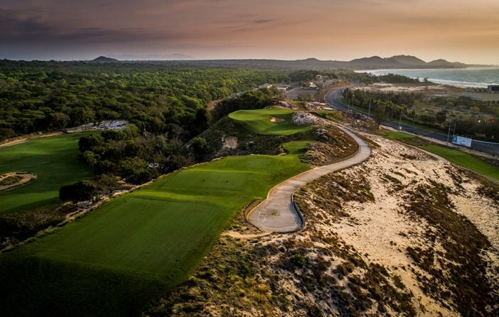 The short 4th is one of the standout holes at The Bluffs Ho Tram Strip