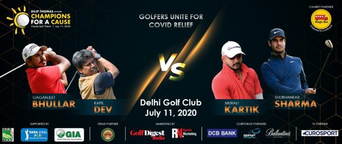 Champions for a Cause Charity Golf Match to be played behind closed doors