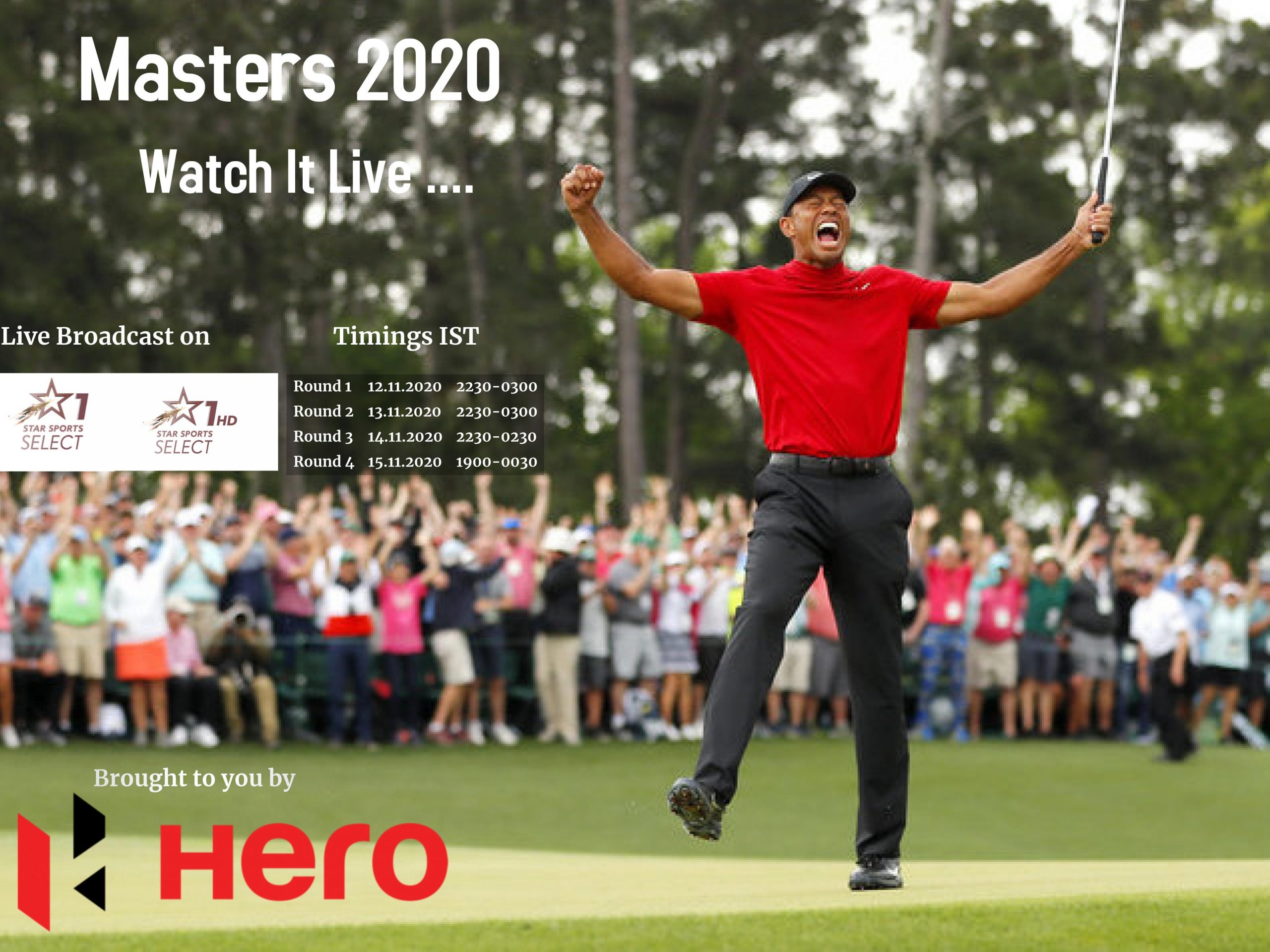 Hero MotoCorp to sponsor the broadcast of The Masters coverage in India