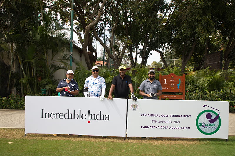 Invitees Winning Team (L-R)- Dr Austin Roach, Dr Ajith Rai, Dr Peter Prem and Dr Rishi Kant Venson