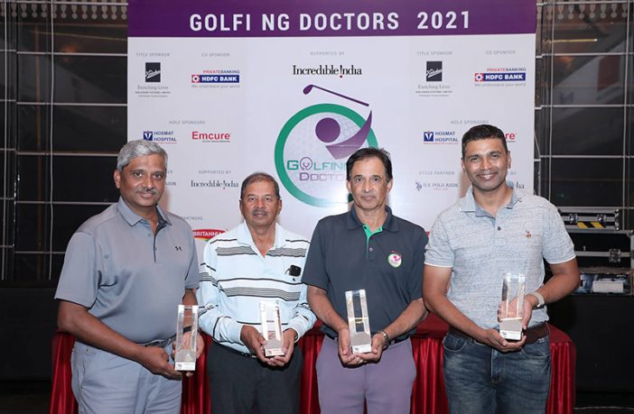 Winning Team - Dr Shivakumar HN, Dr Bhagwan Ratehalli, Dr Thomas Joseph and Dr Pradeep MS
