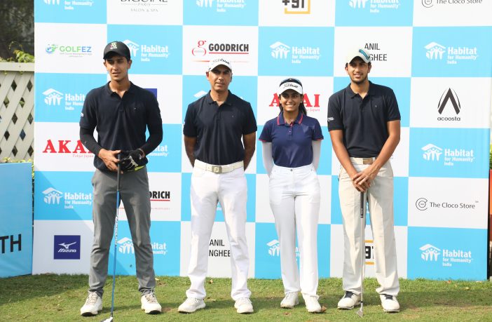 Aryan-Nath-Kunal-Bhasin-Ananya-Datar-and-Ahaan-Nath-at-third-Habitat-Charity-Golf