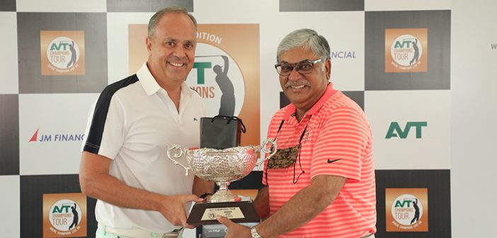 Dilip Thomas and Overall 36 holes winner David D'souza