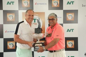 Dilip Thomas and Overall 36 holes winner David D'souza
