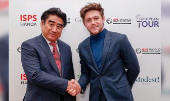 Dr Haruhisa Handa (Founder ISPS Handa) & Niall Horan (Founder, Modest! Golf Management)