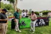 Caddie Bijender receiving his Best Gross Trophy