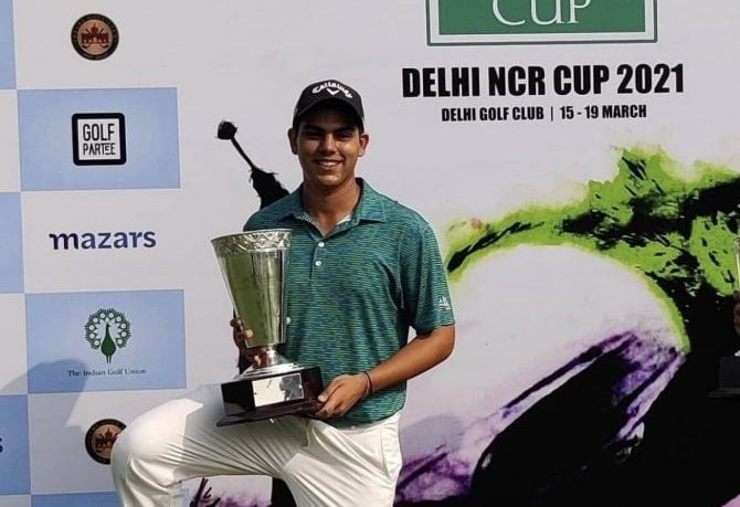 Sunhit Bishnoi with his trophy