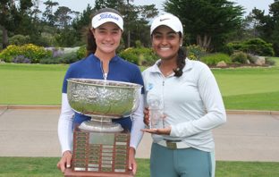 Kiara Romero (L) with Anika Varma (R)