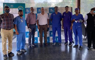 Photo from vaccination drive at KGA, Bangalore