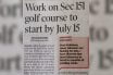 Noida to get a second golf course next year