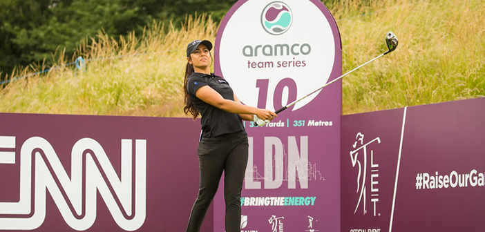 Tvesa Malik at Aramco Team Series London event