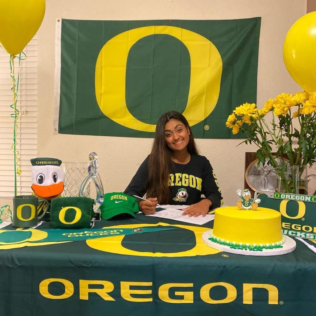 Anika Varma signs with Oregon Women's Golf