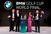 BMW Golf Cup World Final, Dubai. Colin Montgomerie, Markus Rosenthaler, Parita Vinod Kothari, Moonhwi Lee.