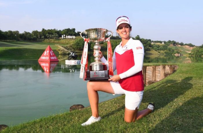 Christine Wolf the 2019 Hero Women's Indian Open winner