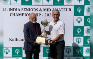 Rishi Narain won his second Senior National Amateur title in Ahmedabad