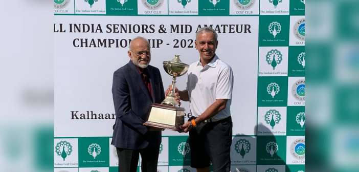 Rishi Narain won his second Senior National Amateur title in Ahmedabad