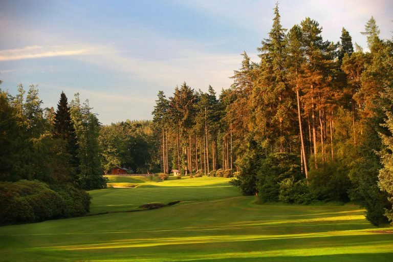 The ninth hole at the hunting course of Slaley Hall. Photo credit: Slaley Hall Hotel, Spa & Golf Resort