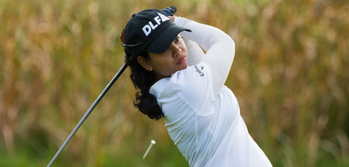 Vani Kapoor on Day 2 of the SA Women's Open in Cape Town