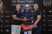 From L-R - Vidur Talwar Armaan Anand (Cat. A Winner) & Rohan Talwar (Chairman & MD of T&T)