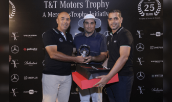 From L-R - Vidur Talwar Armaan Anand (Cat. A Winner) & Rohan Talwar (Chairman & MD of T&T)