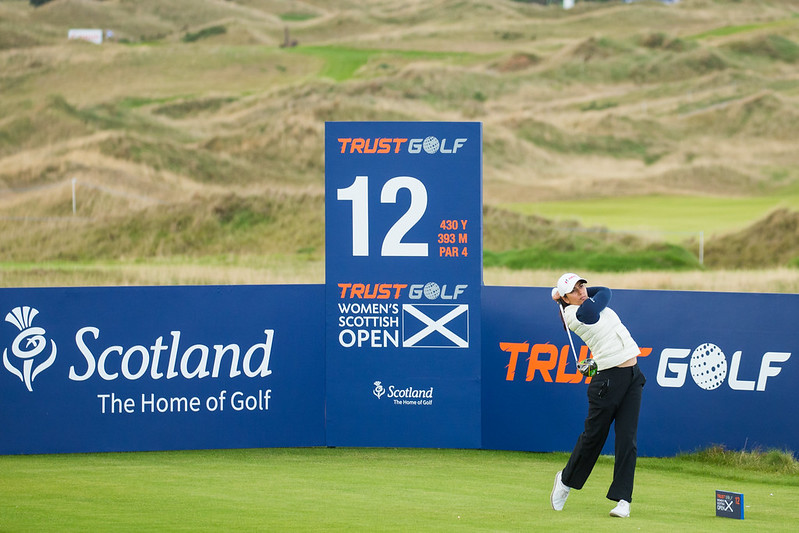 Tvesa Malik was joined by Aditi Ashok and Diksha Dagar at the Women's Scottish Open 