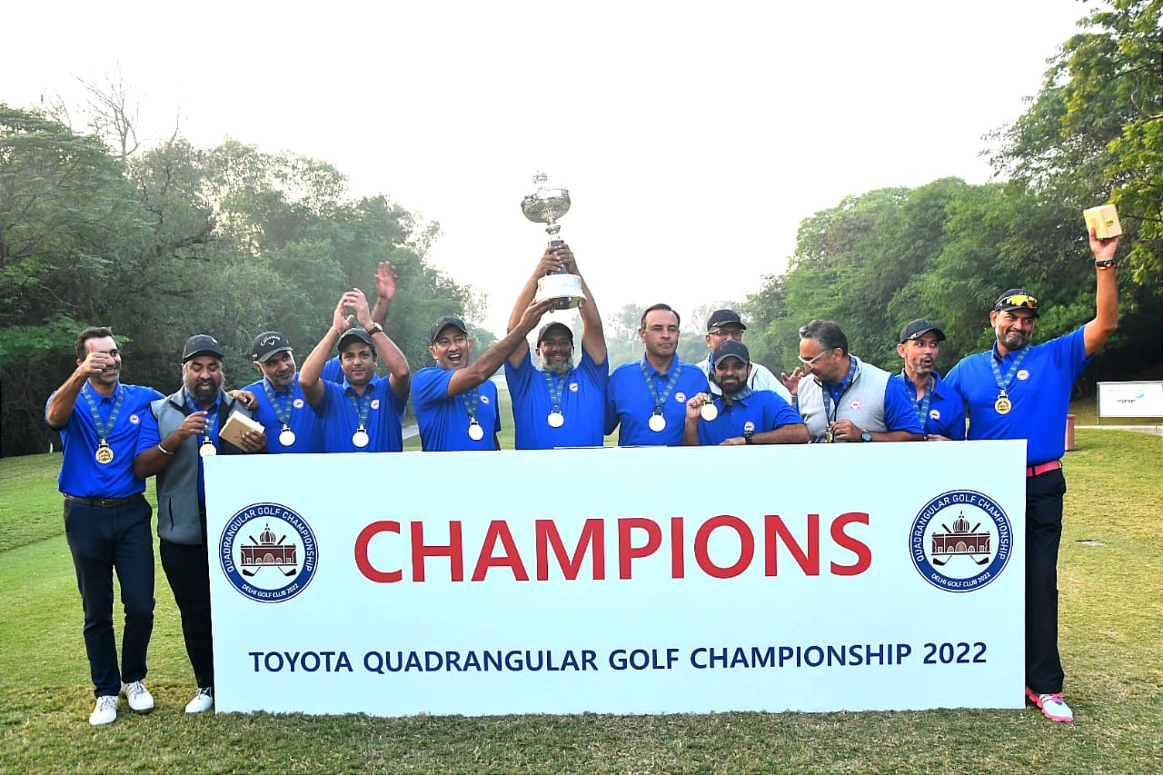 Delhi GC team wins Quadrangular Tournament India Golf Weekly India