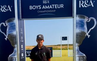 Kartik Singh at R&A Boys Amateur Kartik Singh