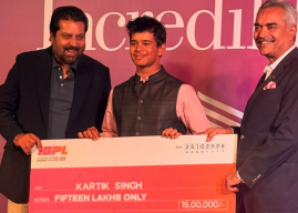 15 yr old Kartik moves closer to the No 1 spot on IGPL